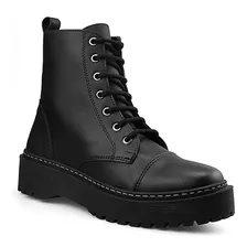 Bota Feminina Luxuosa Salto Alto Tratorada Coturno Dhl 