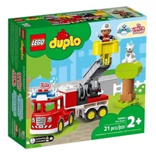 Lego Duplo 10969 Cidade Caminhão Dos Bombeiros 2 Anos +