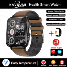 Reloj Inteligente Ecg+ppg Glucómetro Para Hombre