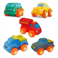 Brinquedo Soft Cars Carrinhos Mordedor Para Bebe Divertoys