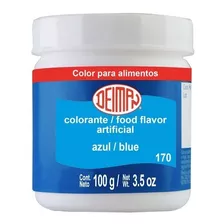 Colorantes En Polvo Azul (170) 100g Marca Deiman