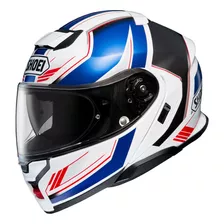 Capacete Shoei Neotec 3 Grasp Tc-10 Tricolor Bmw Azul @#