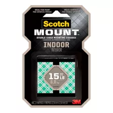 Cuadrados Bifaz De Montaje Scotch 3m 25,4 Mm X 25,4mm X 16u