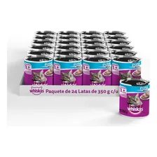 Whiskas Alimento Húmedo Para Gato Atún 24 Latas 350gr C/u