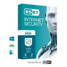 Eset® Internet Security * Tienda Oficial * 5 Pc - 2 Años