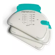 Bolsas Para Leche Materna 100 Piezas Nanobébé 150 Ml