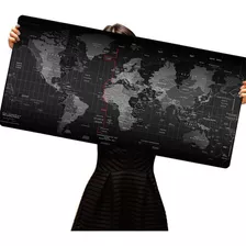 Mousepad Gamer Mapa Mundi Profissional Extra Grande 90x40 Cm