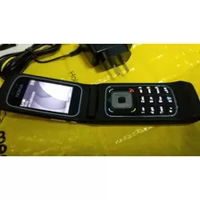 Nokia 6555 Color Plata Flip Phone. Impecable. Completo.