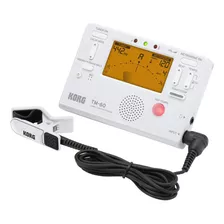 Korg Tm60c Combo Tuner Metrnomo Con Micrfono De Contacto, Bl