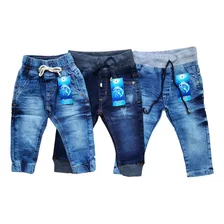 Kit 3 Calça Bebe Jogger Skine Com Lycra,