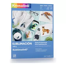 Papel Para Sublimar Kronaline Tamaño Carta 12 Hojas