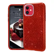 Mateprox iPhone 11 Case, Bling Sparkle Cute Girls Mujer Fund