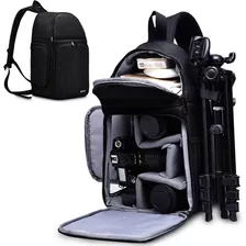 Mochila Negra Impermeable Para Camara Dslr Slr Mirrorless