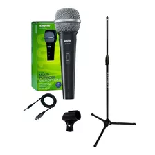 Shure Sv100 Combo Cantantes Microfono Con Soporte Y Cable 