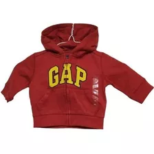 Buzo Con Capucha Gap Rojo Original Importado Niño Y Bebe