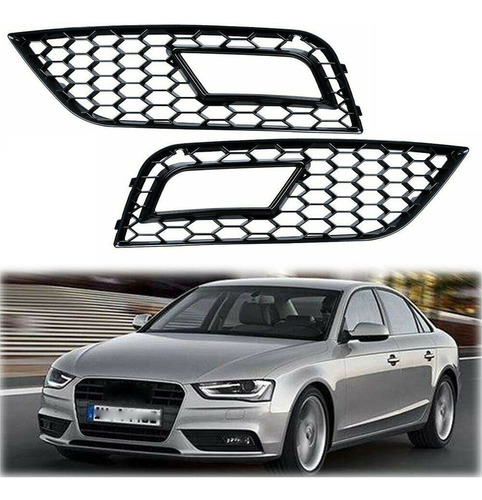 2x Rejillas De Luz Antiniebla Delantera Estilo Rs4 Para Audi Foto 2