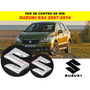 Kit De 4 Centros De Rin Suzuki Sx4 07-14 Negro/crom 54 Mm