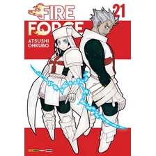 Fire Force Vol. 21, De Ohkubo, Atsushi. Editora Panini Brasil Ltda, Capa Mole Em Português, 2021