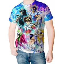 Camiseta De Animes Cavaleiros Do Zodíaco