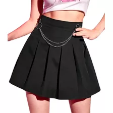 Falda Cadenas Coreana Otaku Kawaii Blackpink Dark Gotica