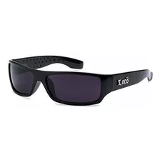 Gafas De Sol - Locs Sunglasses Hardcore Black Dark Lens 103 