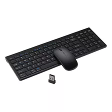 Kit Teclado Y Mouse Inalambrico Español Portátil Por Laptop