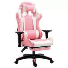  Genérica Silla Gamer Rosa Y Blanca