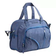 Bolso Maternal Mudador Pañalera Bebesit Melange - Azul