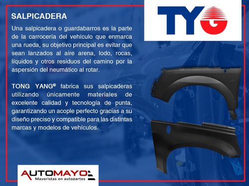 2) Salpicaderas Delanteras Tong Yang Focus Ford 2000-2004 Foto 4