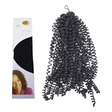 Cabelo Micro Mola Fibra Sintética 60g Crochet Braid Cor #1