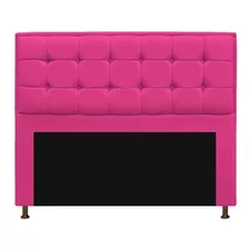 Cabeceira Copenhague 140 Cm Casal Suede Pink Am Decor