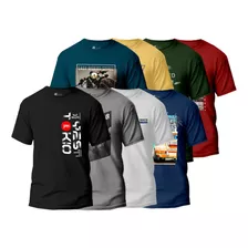 Kit 8 Camisetas Masculinas Atacado Revenda 100% Algodão