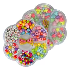 2un Estojo Miçanga Bijuteria Montar Pulseira Colar Infantil Comprimento 20 Mm Cor Coloridas Diâmetro 20 Mm