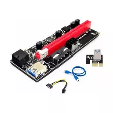 Placa Pci Riser Express Extensor Cabo Usb 3.0 Mineração