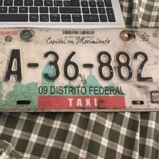 Placas Para Taxi Cdmx