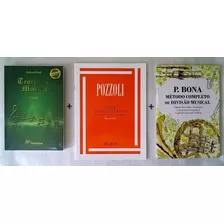 Kit Teoria Da Música Bohumil + Guia Teórico Pozzoli + Bona