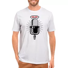 Camiseta Microfone De Rádio On Air - Tam M - 100% Algodão