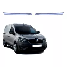 Biseles Cromados Superior Máscara Renault Express 2022-2023