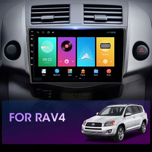 Coche Estreo Android Para Toyota Rav4 2007-2011 Gps Carplay Foto 5