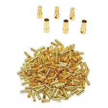 Conector Banana 3.5mm 50 Par Bullet Gold Aeromodelo Plug