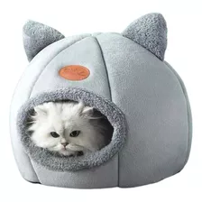 Casa Cama Plush Iglu Nido De Gatos Y Perros Xl Grande - Wuf Color Gris