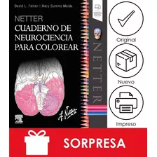 Netter / Cuaderno Neurociencia Colorear + Pluma Hueso Regalo