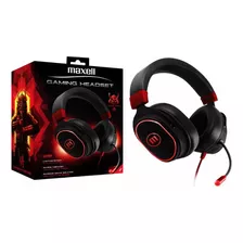 Auricular Gamer Maxell Con Vibración Para Juegos