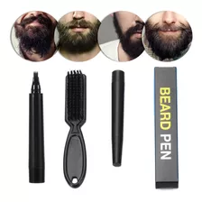 Caneta Para Preencher Falhas Na Barba Beard Pen + Escovinha 