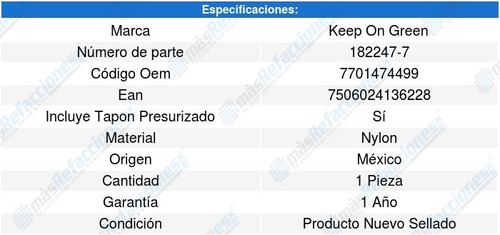 Deposito Anticongelante Megane 2.0l L4 04-10 Kg 6150759 Foto 5