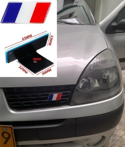 Foto de Emblema Logo Bandera Francia Renault, Peugeot, Citroen