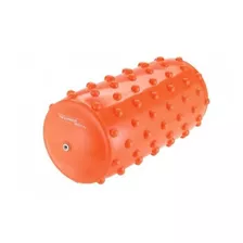 Rolo Inflavel Com Pinos 16x30 Cor Laranja Gymnic Massagem