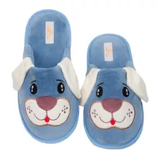 Pantufa Chinelo De Quarto Kids Frio Cachorro Fantasia