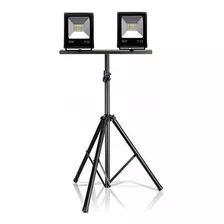 Base Soporte Tripode Para 2 Reflectores Lampara Luz Led