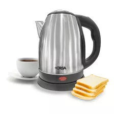 Pava Electrica Jarra Acero Inoxidable Mate Cafe 2 Litros